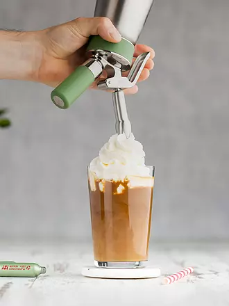 ISI | Siphon à crème GREEN WHIP ECO 0,5l Inox / Vert | 